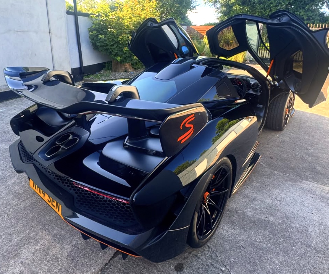 McLaren Senna rear wing and bodywork